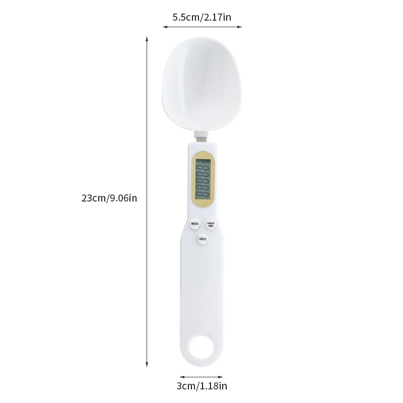 500G Electronic Kitchen Scale Coffee Scoop Digital Measurement with LCD Display Dog Food Milk Powder Tea Weighing Baking Tools